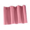 thumbnail image 3 of serony Rideaux Courts Unis pour Cuisine Rideaux de Fenêtre Panneaux de Porte Poche de Tringle Traitement de Fenêtre Rose P, 3 of 8