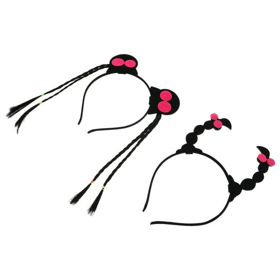 Masteelf 2 Pcs Mini Decoration Funny Headband Man Child