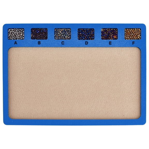 2 Pcs Rectangle Felt Bead Design Boards 11.6x8.3 Inch Small Felt Beading Mat with Alphabetic Scale Beads Tray Bead Pads for Art Crafts Jewelry Making