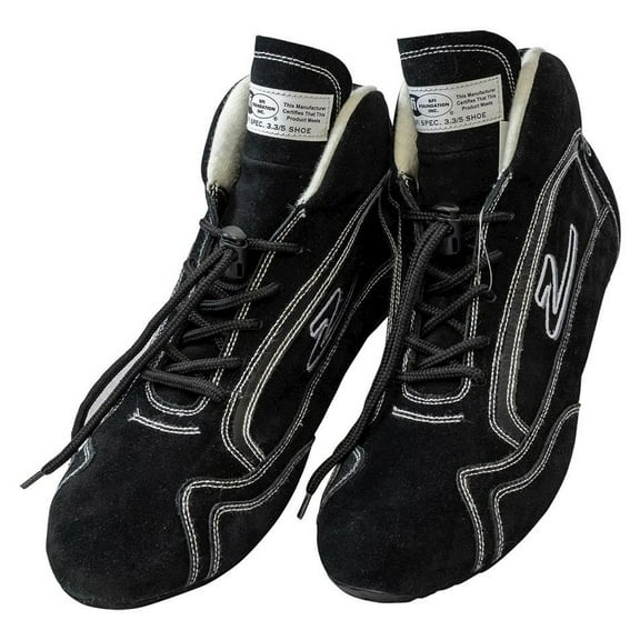 Zamp Shoe ZR-30 Black Size 6 SFI 3.3/5