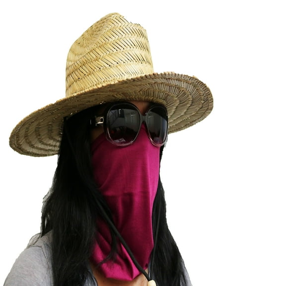 Face Mask Solid Maroon Face Covering Bandana Seamless Multifunctional Unisex Headwrap Balaclava US SELLER!