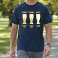 thumbnail image 4 of Optimist Realist Pessimist Beer Drinker T-Shirt – Humorous Drinking Theme – Men’s Casual Wear, 4 of 6