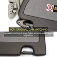 thumbnail image 4 of Visera para el lado derecho del pasajero, color gris claro, compatible con Honda Civic 2006-2011, reemplaza # 83230-SNA-A01ZC, 4 of 5