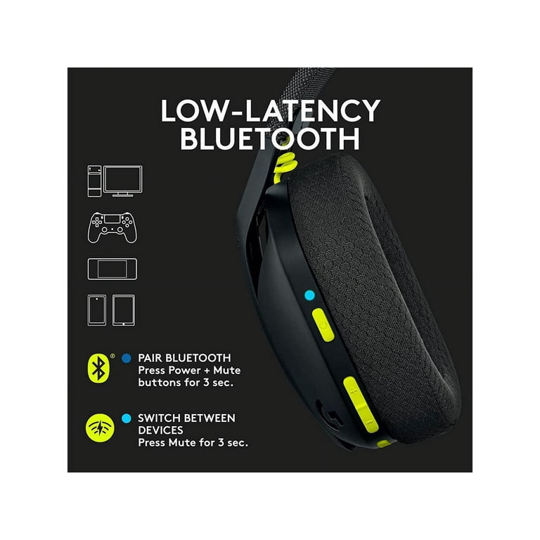 Logitech G435 LIGHTSPEED Wireless Gaming Headset - Auricular