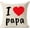 H, variant on Fathers Day Papa Gifts from Daughter Son,Dad Gifts,Birthday Gifts for Dad,I Love Papa Throw Pillow Covers 18x18