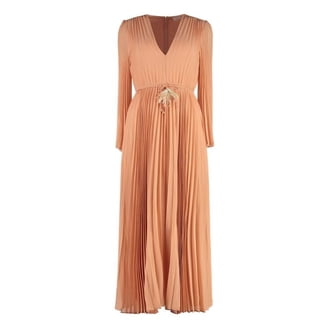 knee length dresses for ladies Zimmermann Sunray Pleated Midi Dress Black Floral Puff Sleeve