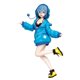 thumbnail image 1 of 21.5CM Anime Figure Rem Re:Life In A Different World From Zero Blue Plush Hoodie Take Off Pose Model Dolls Toy PVC Material heqiyong LED, 1 of 2