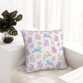thumbnail image 6 of Yiaed Easter Colorful Rabbit Print Pillow Covers Super Soft Decorative Square Throw Pillow Covers Case Cushion Covers for Sofa Couch Bedroom Car Decor（No pillow core）-20"x20", 6 of 7