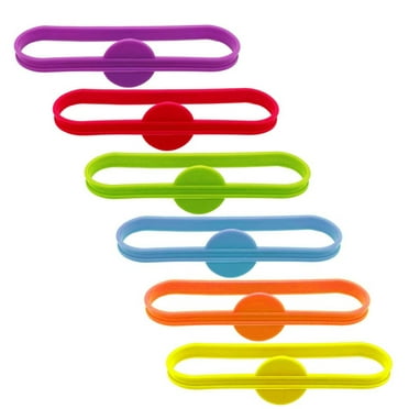 VerPetridure Set of 6 Silicone Wine Glass Markers Cocktail Glass Markers Labels Cocktail Party Supplies