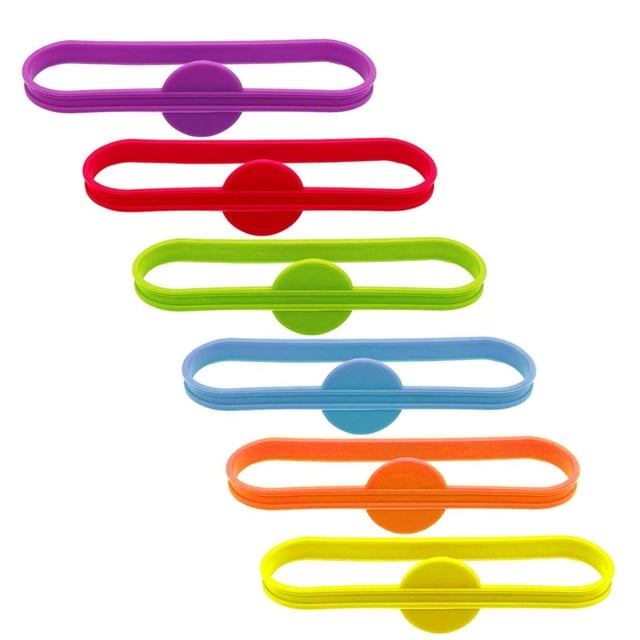 6PCS Silicone Cup Glass Markers Party Goblet Drinking Cup Marking Tags