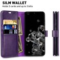 thumbnail image 3 of Galaxy S20 Ultra 5G Wallet Case, 6.9 inch,MONASAY [Included Screen Protector] Flip Folio Leather Cell Phone Cover, 3 of 5