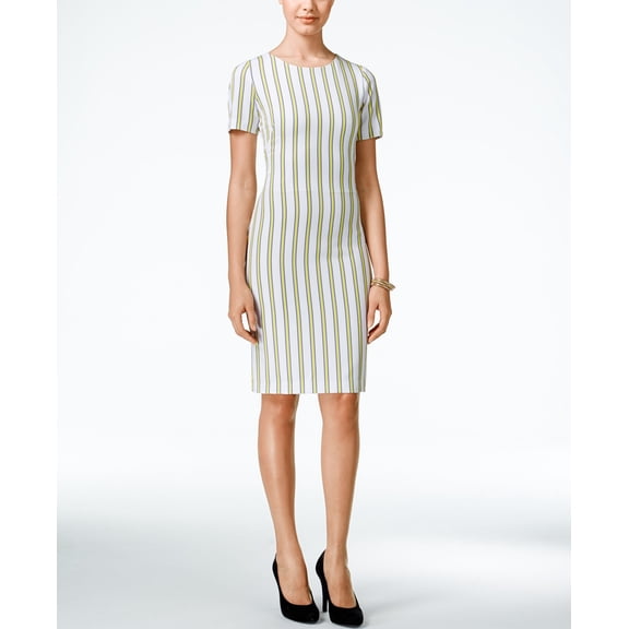 Xoxo Dress Juniors Short-Sleeve Striped Yellow XS
