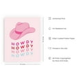 thumbnail image 2 of HAUS AND HUES Pink Posters Preppy Posters - Pink Posters for Room Aesthetic Preppy Paintings Dorm Wall Art for College Girls Cute Preppy Room Decor VSCO Posters Pink Glam Cowgirl Hat (Unframed 16x20), 2 of 6