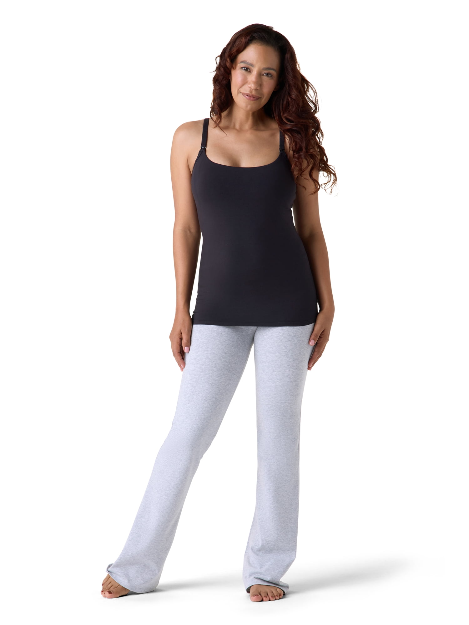 Ingrid & Isabel For Every Belly Women's Maternity Cotton Jersey Nursing Cami, Sizes S-XXXL