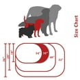 thumbnail image 6 of Majestic Pet Poly/Cotton Bagel Pet Bed for Dogs, Calming Dog Bed Washable, Medium, Red, 6 of 7