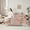 Light Pink, variant on Manfei Princess Pink Bow Twin Bedding Sets 7pcs, Chic Lattice Ribbon Bedding Comforter Set, Vintage Black Blossom Sheet Sets, Microfiber Bedroom Decor