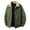 Mens Jackets & Coats Army Green, variant on Big & Tall Corduroy Jackets for Men with Pockets Plus Size M-4X Fleece Lined Coats Zip-Up Collared Long Sleeve Thermal Warm Vintage Outerwear Jacket