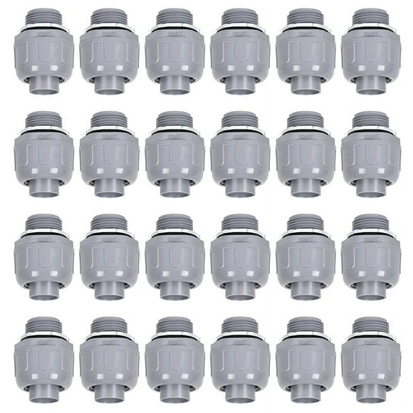 Liquid Tight Connector 1/2 in Non-Metallic Electrical Conduit Fittings PVC Conduit Fitting Straight