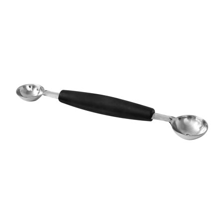 

Practical Melon Spoon Dessert Double Sided Stainless Steel Non Slip Ice Cream