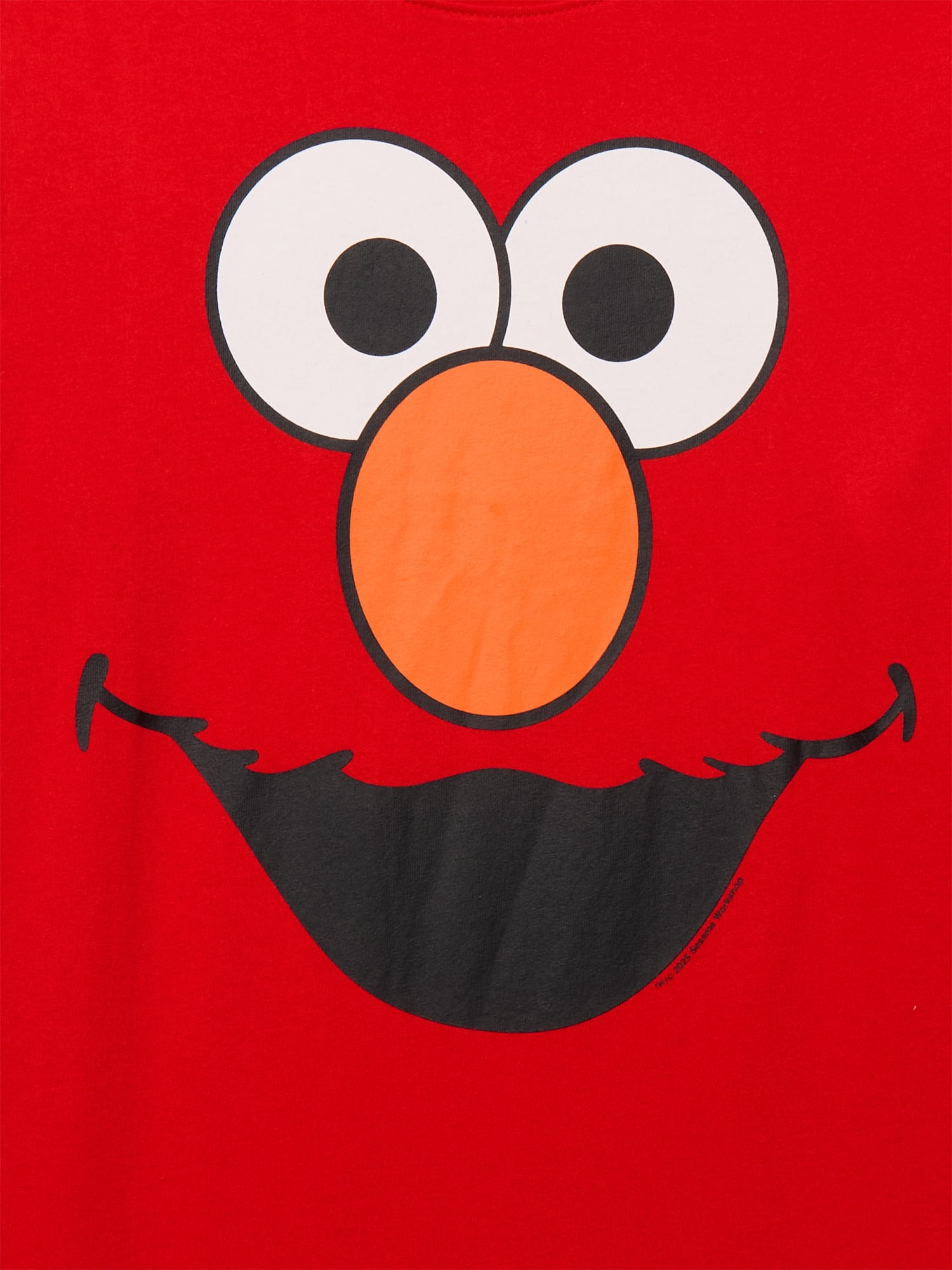 Sesame Street Boys Short Sleeve Elmo Face Graphic Costume T-Shirt, Sizes 4-18