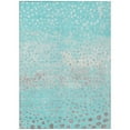 thumbnail image 2 of Addison Rugs Chantille Indoor/Outdoor Transitional Dots Aqua Washable Rectangle Rug, 10' x 14', 2 of 6
