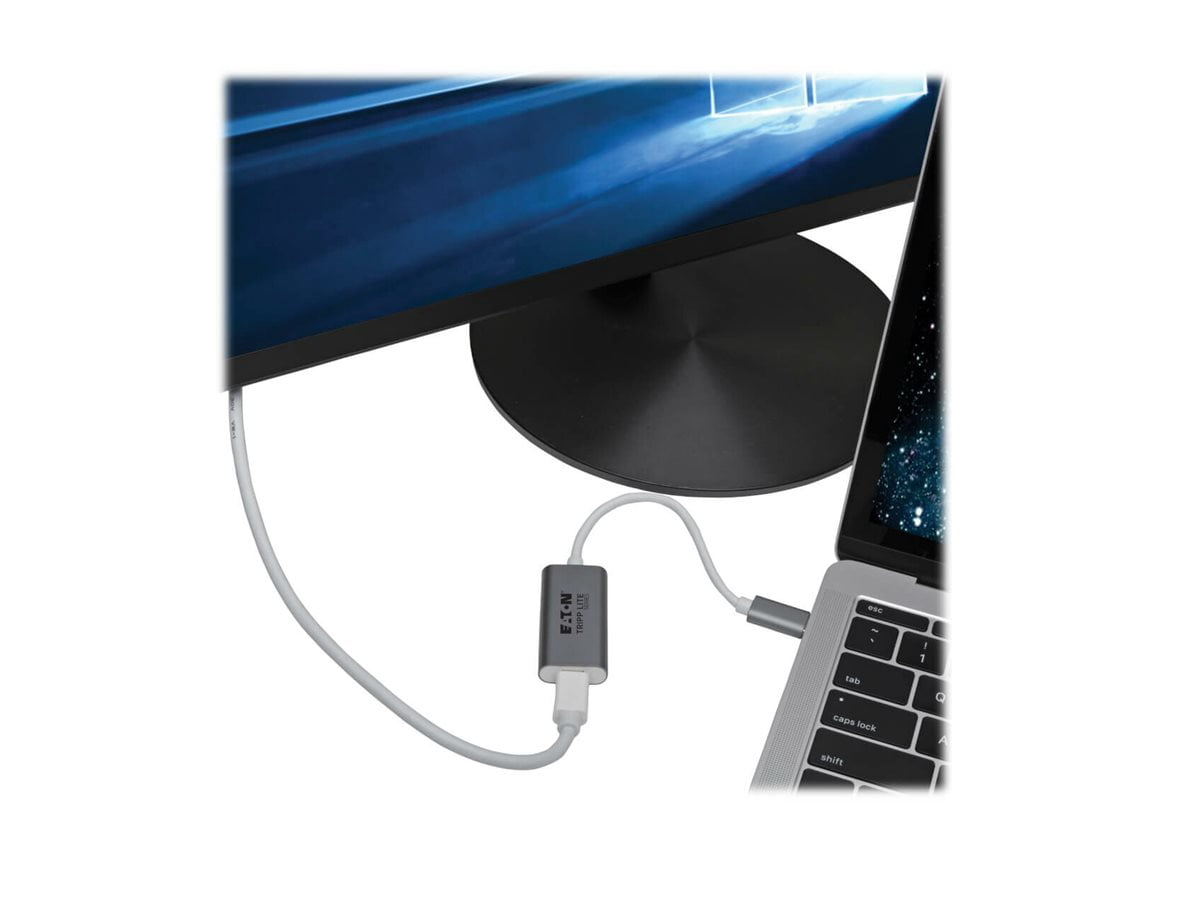 Tripp Lite USB C to Mini DisplayPort Adapter Converter Aluminum 4K 3.1 M/F