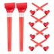 thumbnail image 1 of 50 piezas de matasuegras para fiestas, matasuegras con flecos, matasuegras, matasuegras divertidos, matasuegras musicales para fiestas, color rojo, 1 of 8