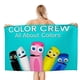 thumbnail image 1 of BabyFirst Color Crew Toalla de playa de secado rápido con diseño temático, regalo para mujeres y niñas, ideal para cumpleaños, fans, amantes de la música, uso en la playa o al aire libre, 78 × 150 cm, 1 of 6