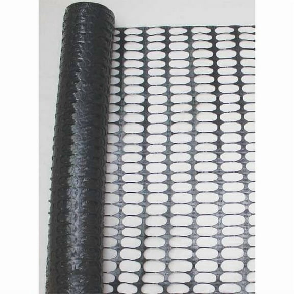 Manufacturer Varies Snow Fence, 4ft. H, 50 ft. L, Black 33L957