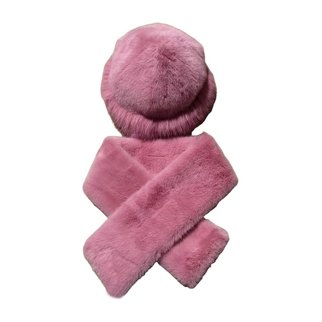 Sombrero de pescador con bufanda: un sombrero moderno y cómodo para excursiones de senderismo al aire libre. rosa