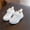 F-232White, variant on ZHOGXU Big Boys Girls Sneakers Soft Sole Lace Up Non Slip Solid Color Breathable Comfortable Casual Shoes For Everyday Wear Black 18-24 Months