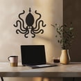 thumbnail image 6 of Violaura Octopus Metal Wall Art - Easy to Install Hanging Perfect for Home, Living Room Decor (24.0" x 21.8"), 6 of 8