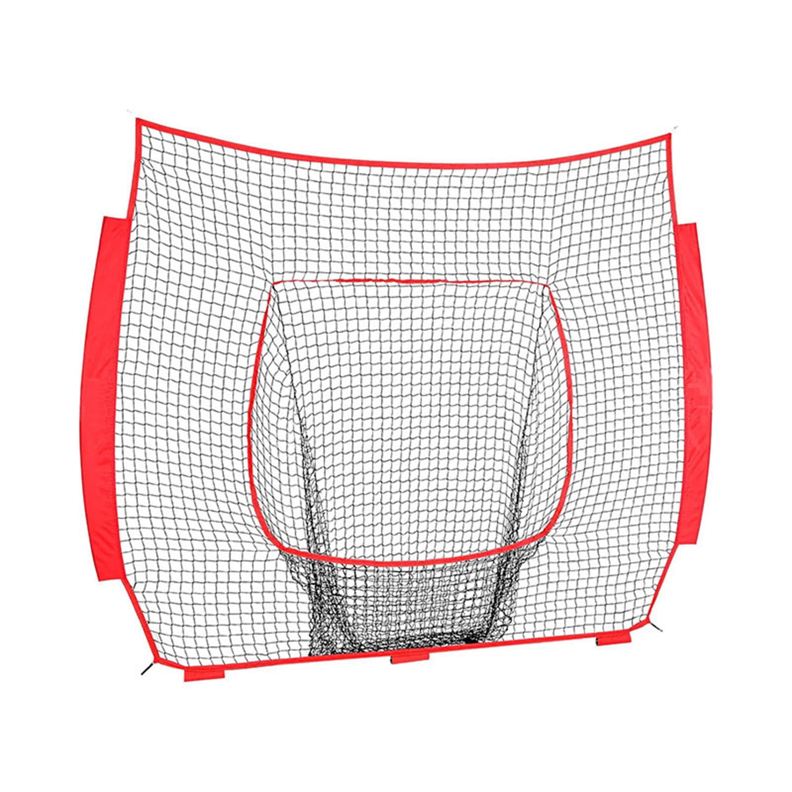 7x7ft Baseball Softball Practice Net Nylon Heavy Duty Netting Rebounds Training Baffle Net for Indoor Outdoor Use