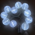 thumbnail image 3 of Hxoliqit Lantern String Lights 2M 10 LED Lantern Ball Light Decoration For Outdoor Garden(Multi-color) Led Lights Led Lights Led Work Light, 3 of 4