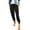 Black, variant on KISSMODA Stretch Sweatpants For Women Cozy Joggers Pants Tapered Active Yoga Lounge Travel Drawstring Pants with Pockets