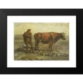 thumbnail image 2 of Willem van Konijnenburg 14x11 Black Modern Framed Museum Art Print Titled - Plowing Peasant (1890 - 1940), 2 of 5