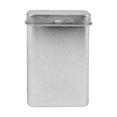 thumbnail image 4 of 2.75" Pocket-Sized Gum Tin, Metal Case, Flip-Top Lid, Sweda, Pack of 12 - Silver Tone, 4 of 10