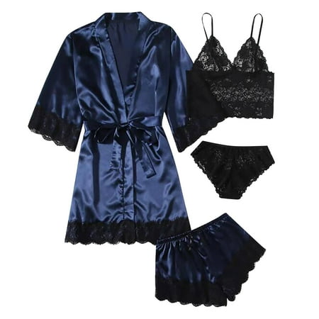 

Women Plus Size Sexy Lingerie Women Silk Robe Satin Bathrobe Sleepwear Pajamas women s pajama sets pajamas women pajamas women