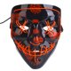 thumbnail image 3 of Los Payasos Hacen Divertidos 3 Modos De Luz Máscaras Brillantes Mascarada De Halloween Máscara Aterradora Juguetes De VacacionesRojo, 3 of 8