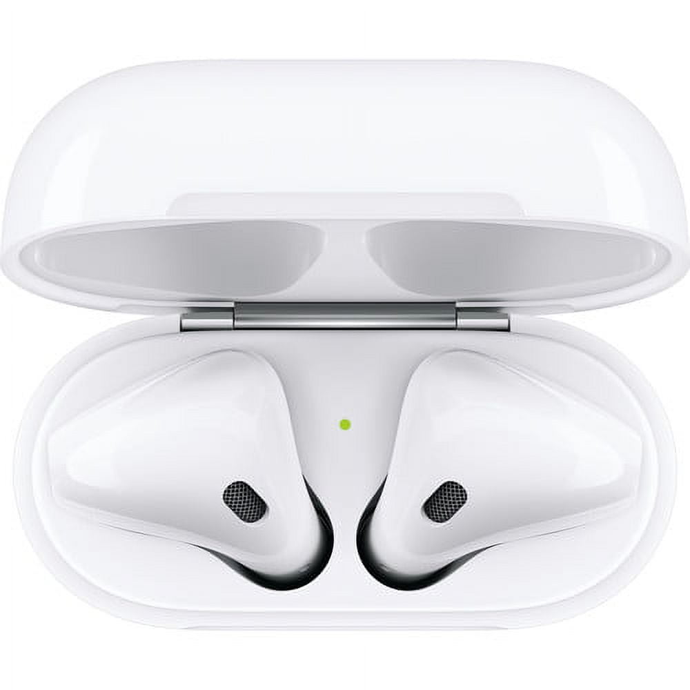 Apple AirPods 2 MV7N2AM/A True Wireless In-Ear Earbuds with Charging Case, White, 1 count