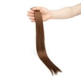 thumbnail image 6 of 20 Pcs Tape in Human Hair Extensions Glue in Hair Extensions Skin Weft Remy Human Hair Long Straight 16-22 Inches Free Tapes, 6 of 7