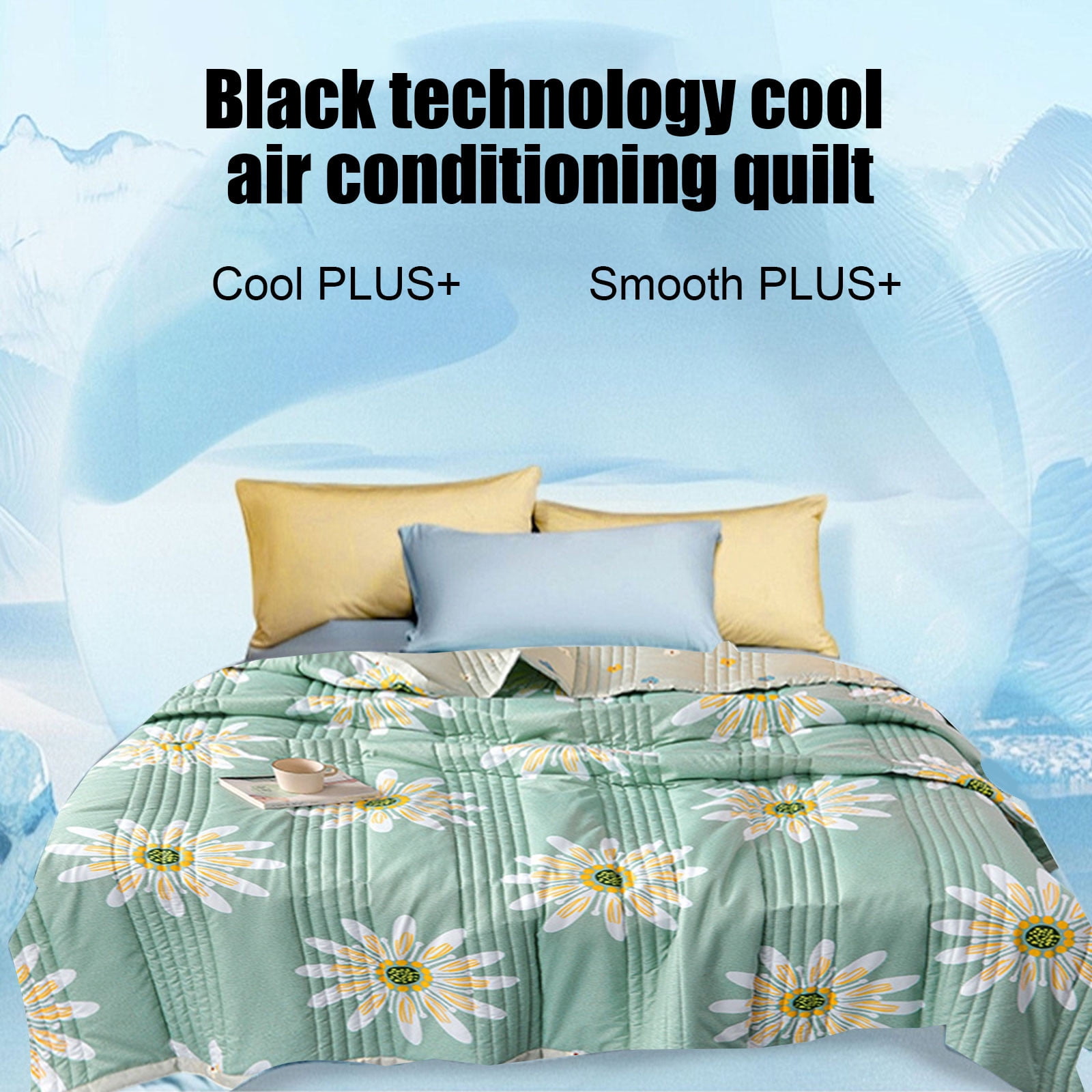 Cooling Comforter Quilted Spring Summer Quilt Soft Lightweight Duvet Summer Blanket Breathable Blankets C 39"x59" Clearance!