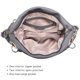 thumbnail image 4 of Bolso de mano Dasein de piel vegana con strass Hobo Tote gris, 4 of 6