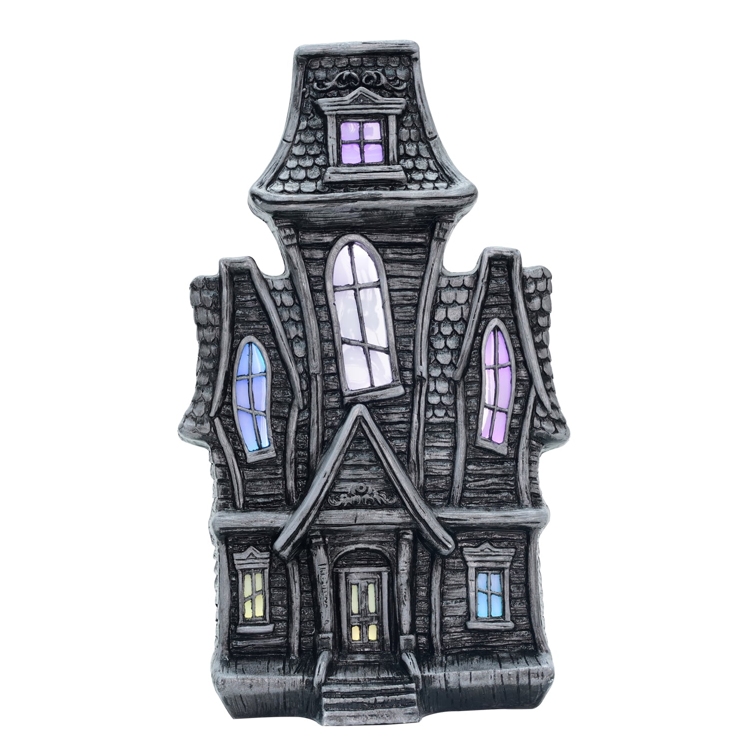 Animated Haunted House 24" Plastic Indoor Halloween Decoration, by Way To Celebrate