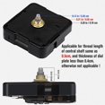thumbnail image 3 of Quartz Wall Clock Movement Mechanism Battery Powered Clock Accessory for DIY Clock Replacement, 3 of 3