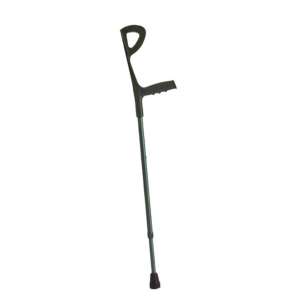 Caña del antebrazo,Muletas del antebrazo para muletas adultas ajustables,Muletas ergonómicas brazo muleta de metal muleta,Ayuda de movilidad para caminar de aleación de aluminio,Muletas Verde