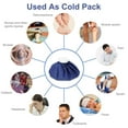 thumbnail image 4 of Ice Packs for Injuries Reusable, Ice Bags Hot Water Bag for Hot & Cold Therapy and Pain Relief with Cover, No-Leak Elastic Breathable Ice Bag, Blue Size 6", 4 of 7