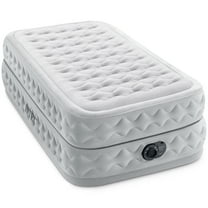 Intex Dura-Beam Deluxe 20" Raised Air Mattress with Built-in Pump, Twin