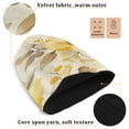 thumbnail image 3 of BZSMCE Winter Beanie Hats Warm Cozy Cap Golden Blossoms Pattern, 3 of 7