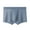 Dark Gray, variant on tasrioml Men Boxer Underwear Mid-rise Solid Color Ice Silk Shorts Briefs Ultra Thin Breathable Seamless Summer Panties